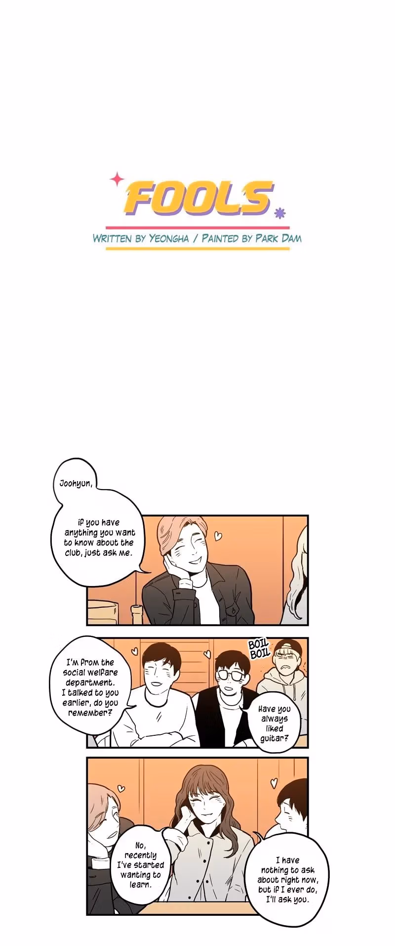 Read Fools: Original chapter 15 image 1 on Lezhin