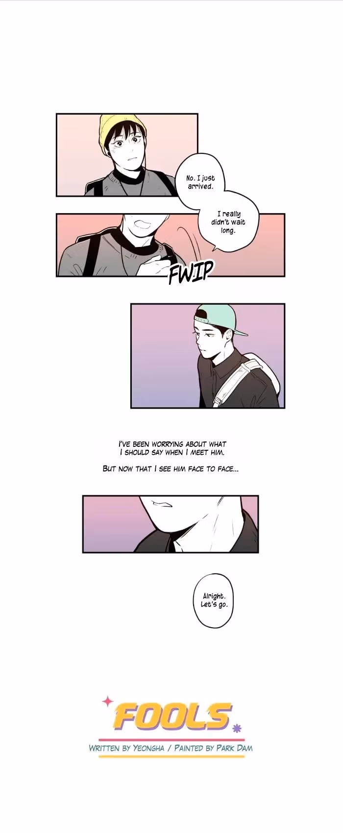 Read Fools: Original chapter 17 image 1 on Lezhin