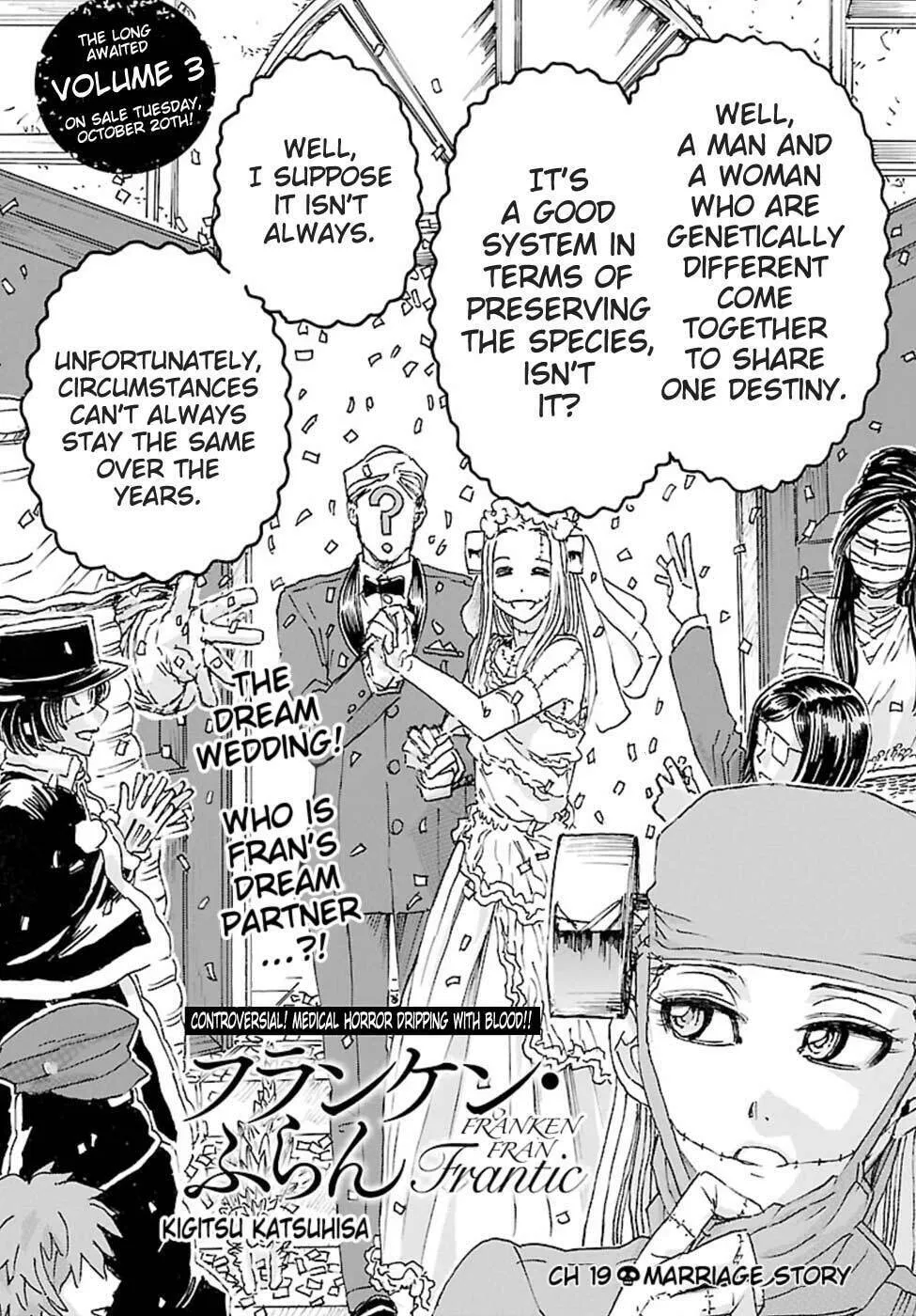 Read Franken Fran Frantic chapter 19 image 1 on Lezhin