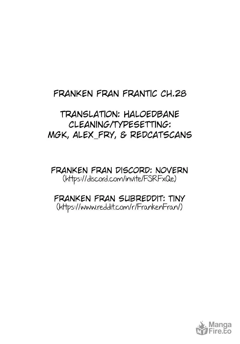 Read Franken Fran Frantic chapter 28 image 23 on Lezhin