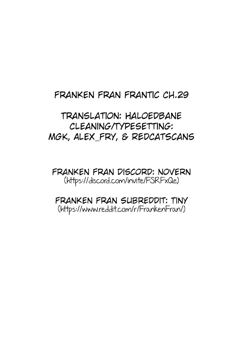 Read Franken Fran Frantic chapter 29 image 22 on Lezhin