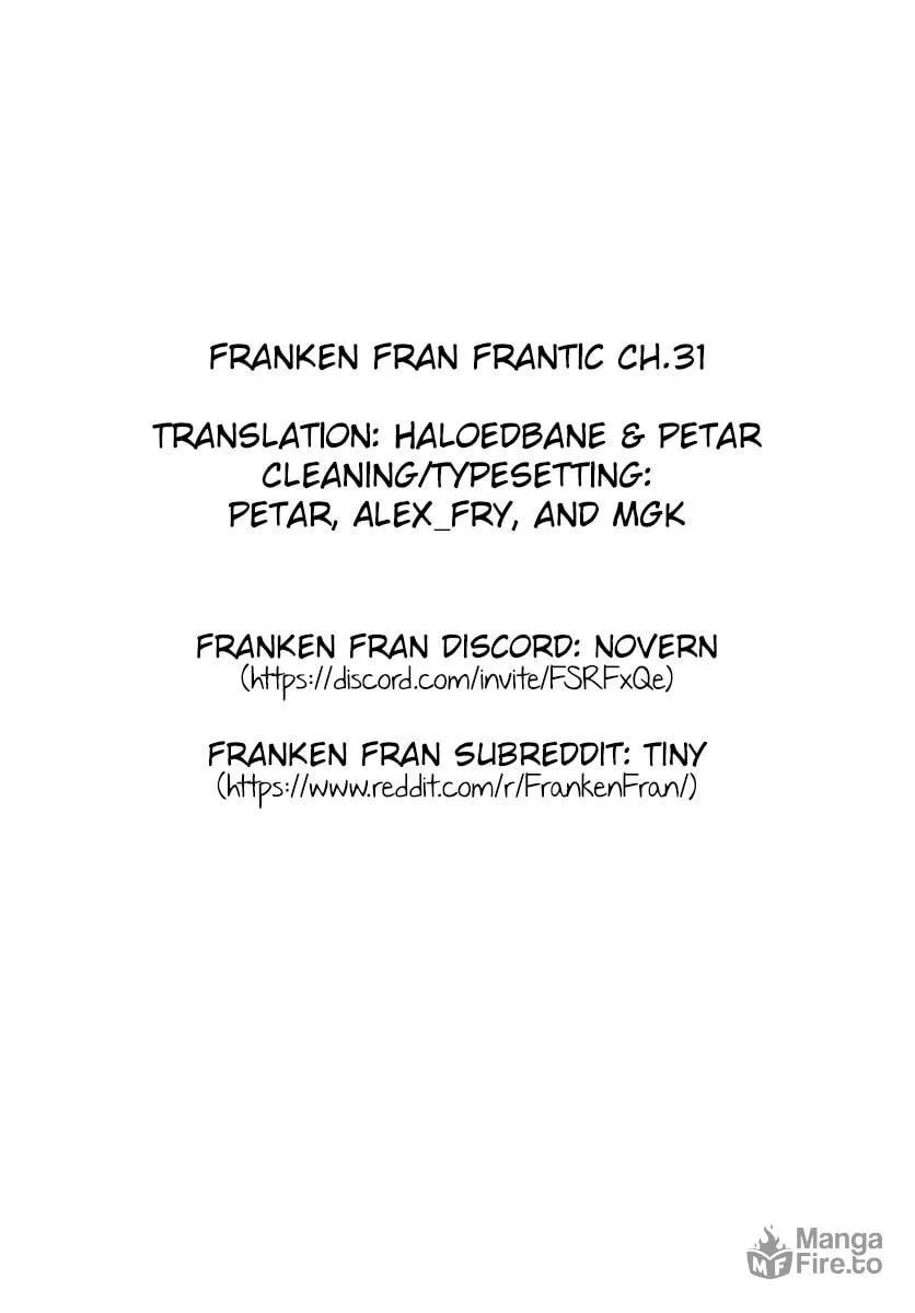 Read Franken Fran Frantic chapter 31 image 24 on Lezhin