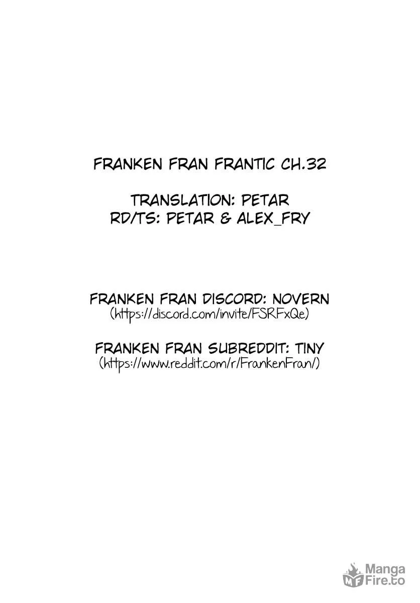 Read Franken Fran Frantic chapter 32 image 24 on Lezhin