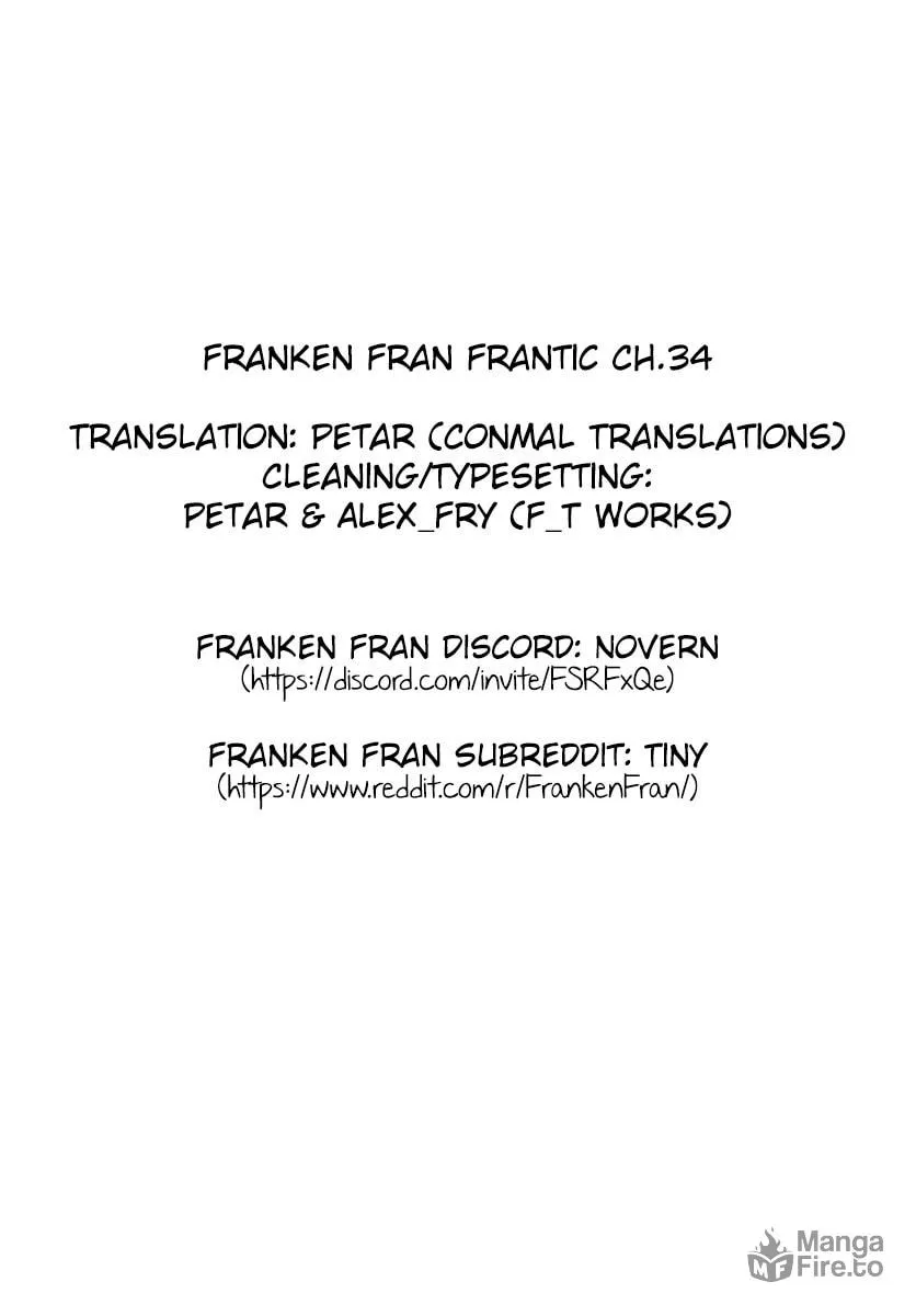Read Franken Fran Frantic chapter 34 image 24 on Lezhin