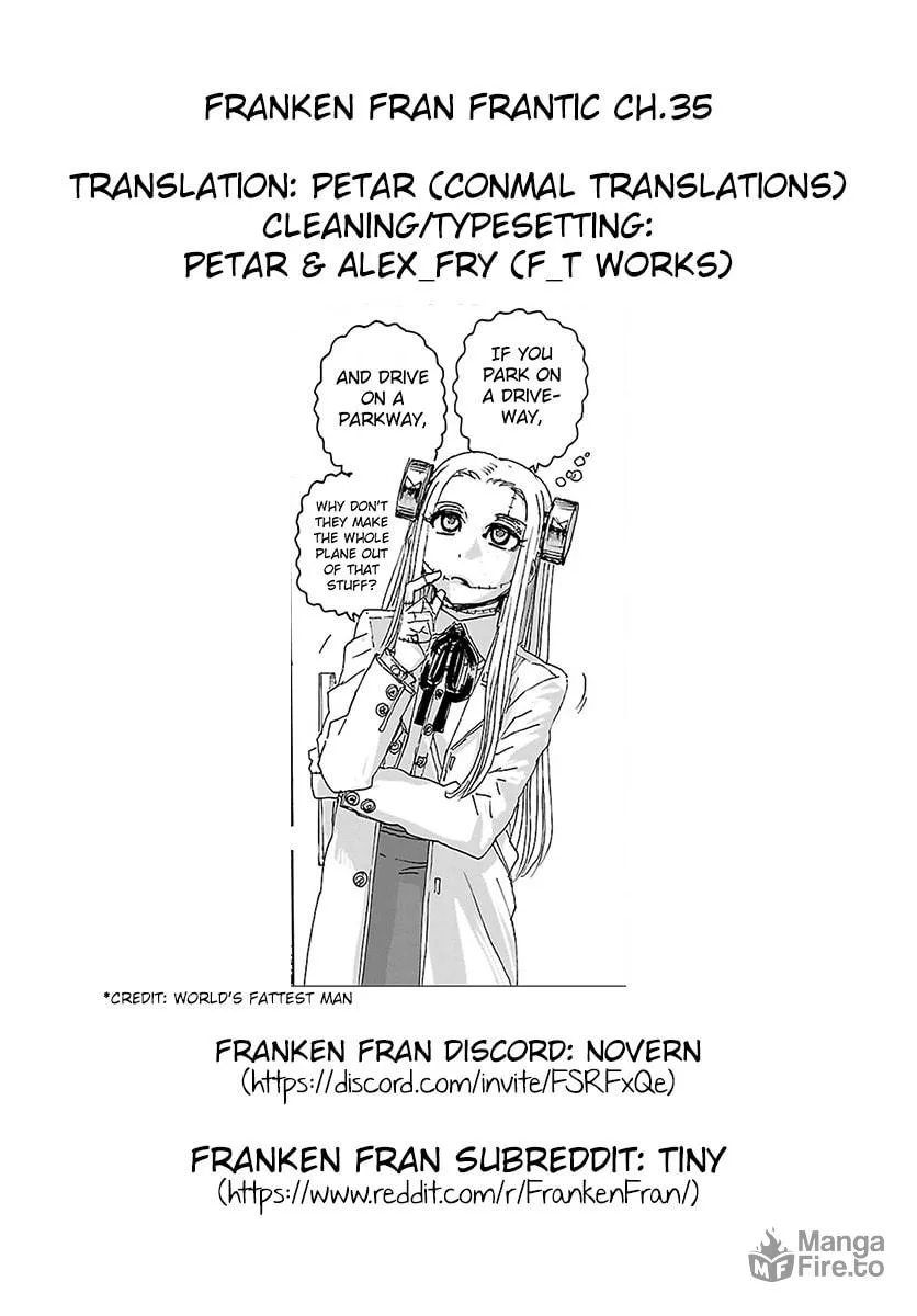 Read Franken Fran Frantic chapter 35 image 23 on Lezhin