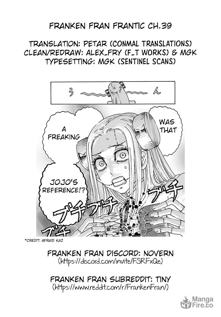Read Franken Fran Frantic chapter 39 image 23 on Lezhin