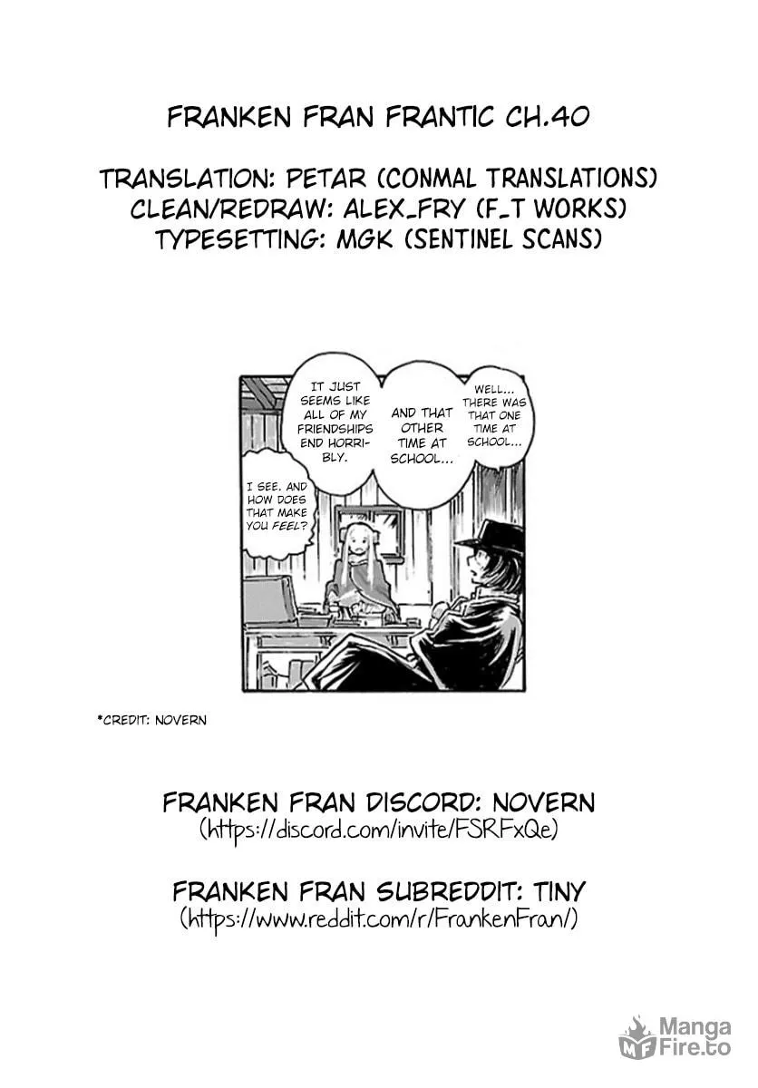 Read Franken Fran Frantic chapter 40 image 23 on Lezhin