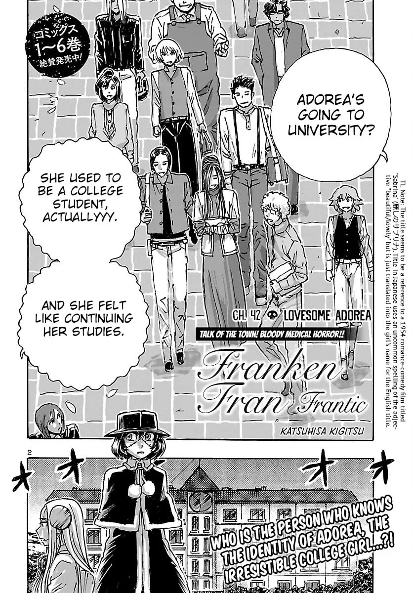 Read Franken Fran Frantic chapter 42 image 1 on Lezhin