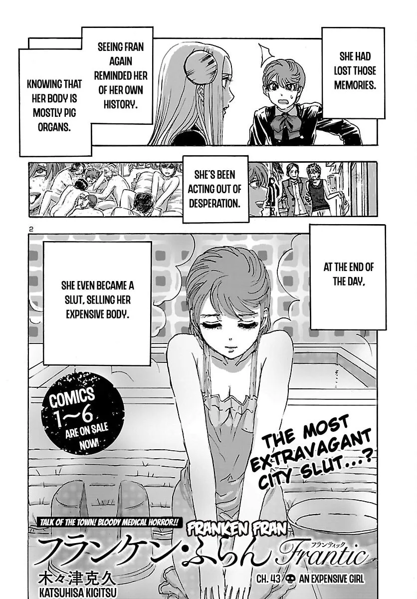 Read Franken Fran Frantic chapter 43 image 1 on Lezhin