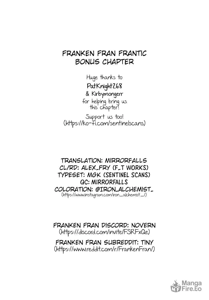 Read Franken Fran Frantic chapter 52.5 image 8 on Lezhin