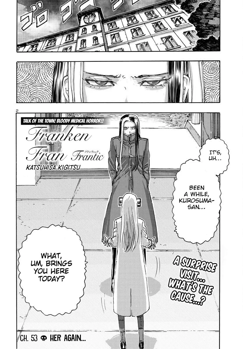 Read Franken Fran Frantic chapter 53 image 1 on Lezhin