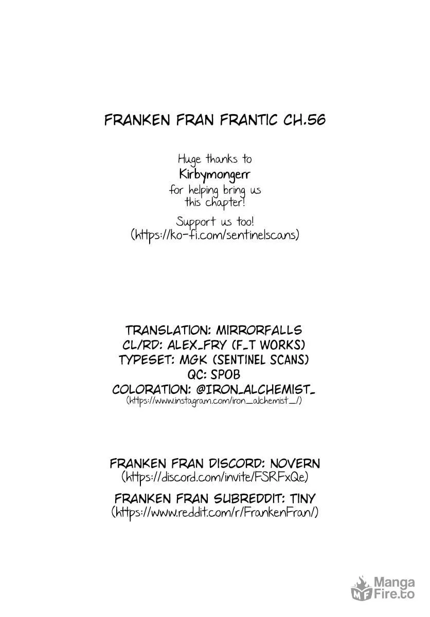 Read Franken Fran Frantic chapter 56 image 23 on Lezhin