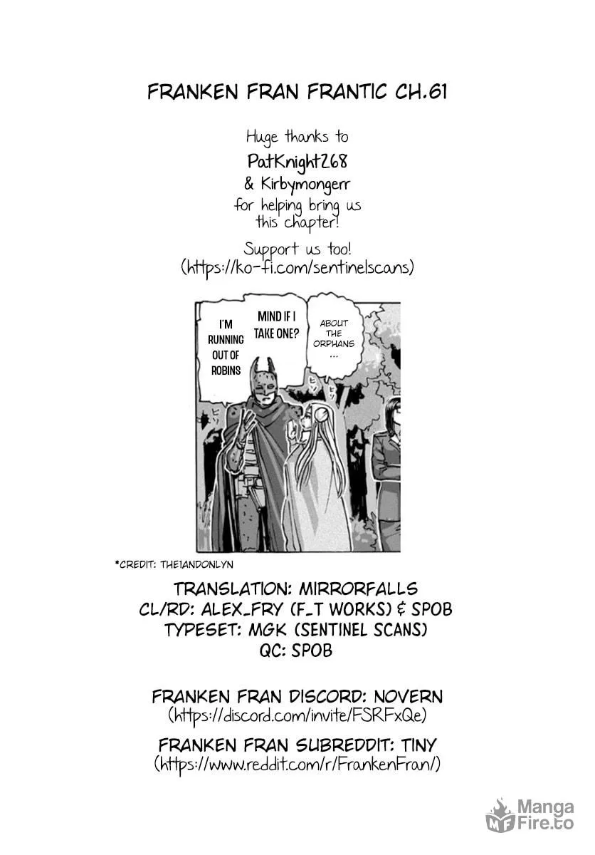 Read Franken Fran Frantic chapter 61 image 24 on Lezhin