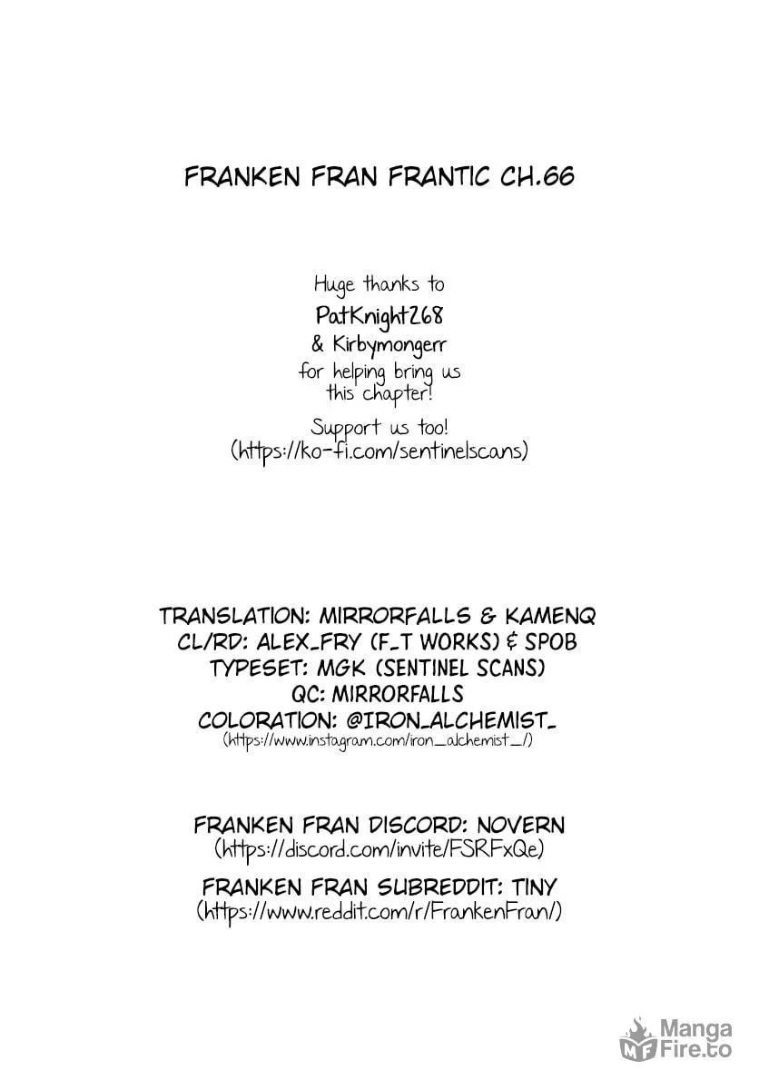 Read Franken Fran Frantic chapter 66 image 28 on Lezhin