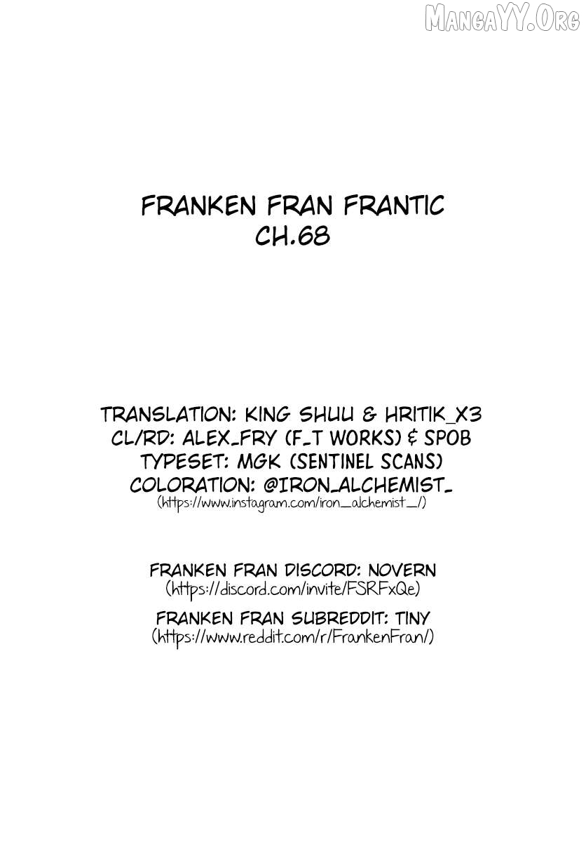Read Franken Fran Frantic chapter 68 image 24 on Lezhin