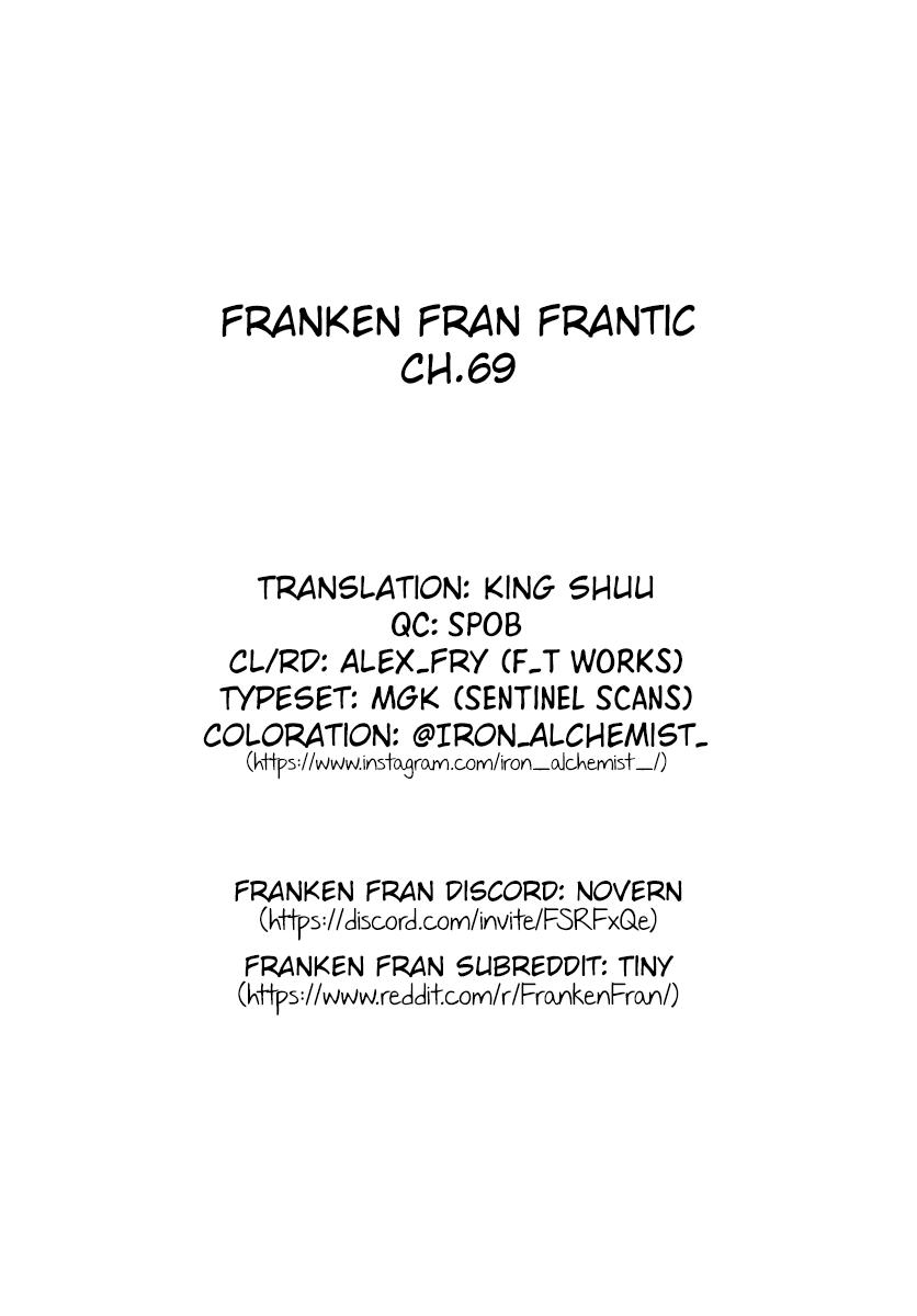 Read Franken Fran Frantic chapter 69 image 24 on Lezhin