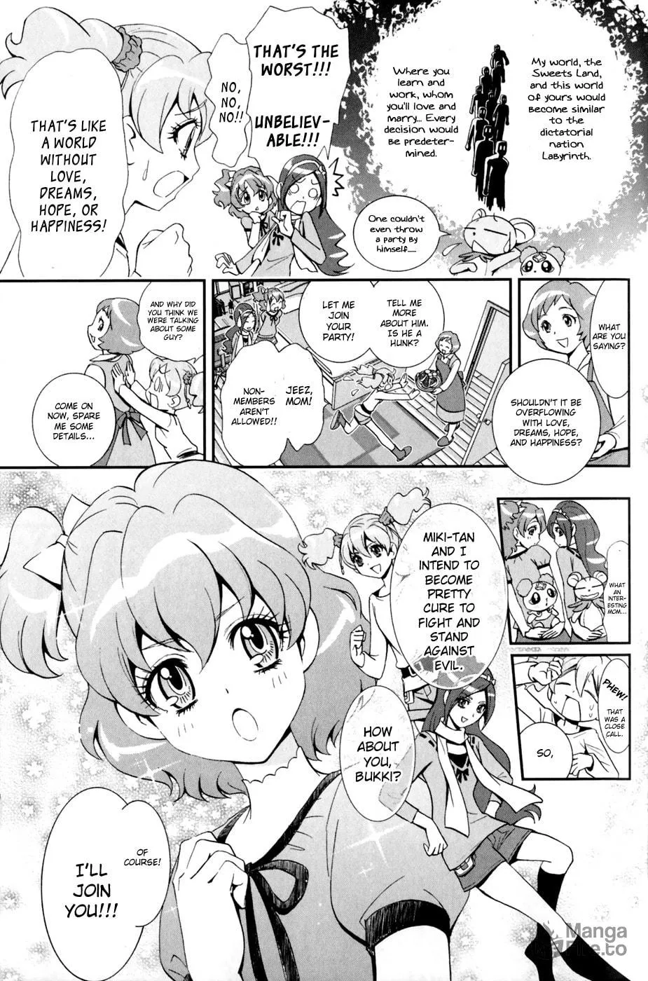 Read Fresh Precure! chapter 3 image 5 on Lezhin