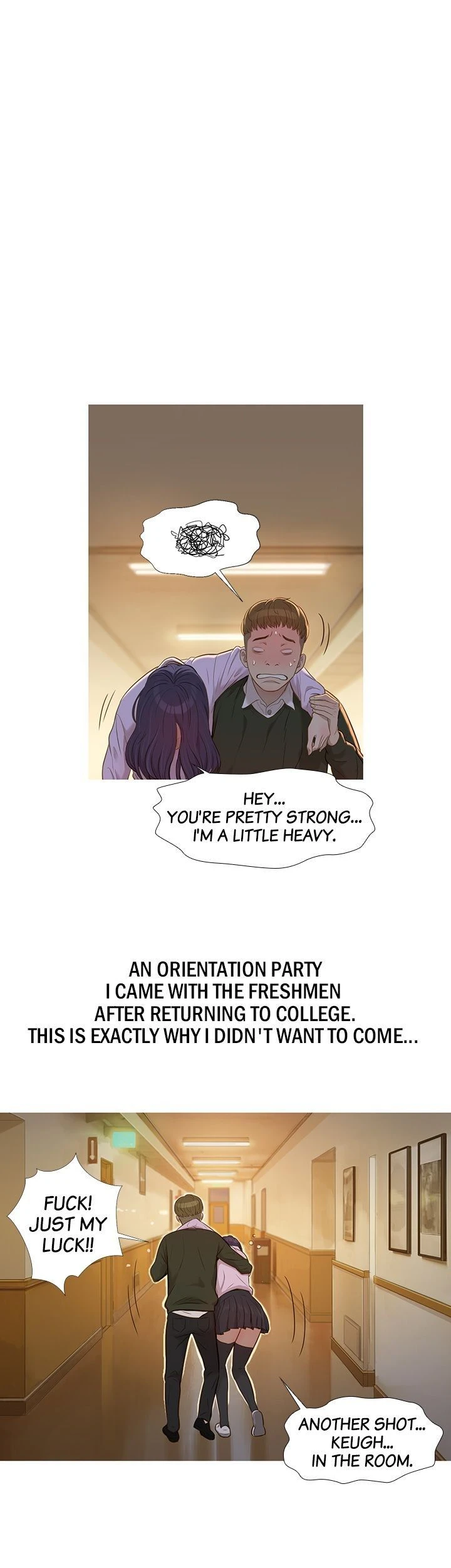 Read Freshman chapter 1 image 6 on Lezhin