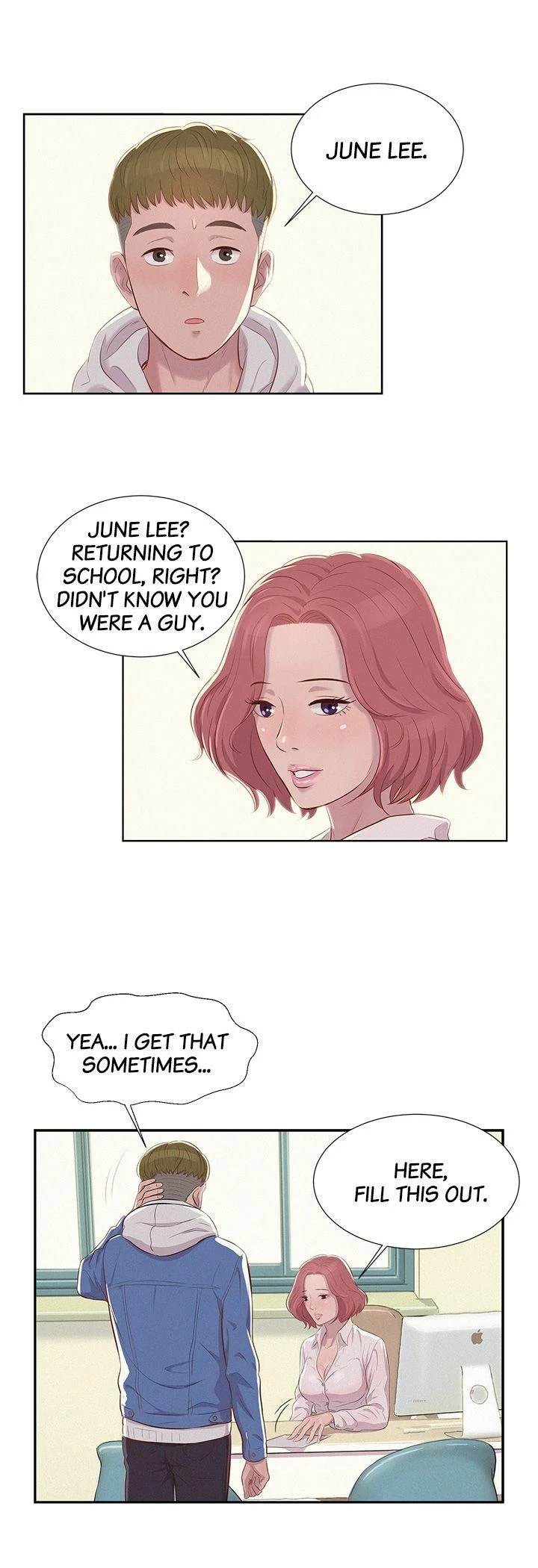 Read Freshman chapter 2 image 20 on Lezhin