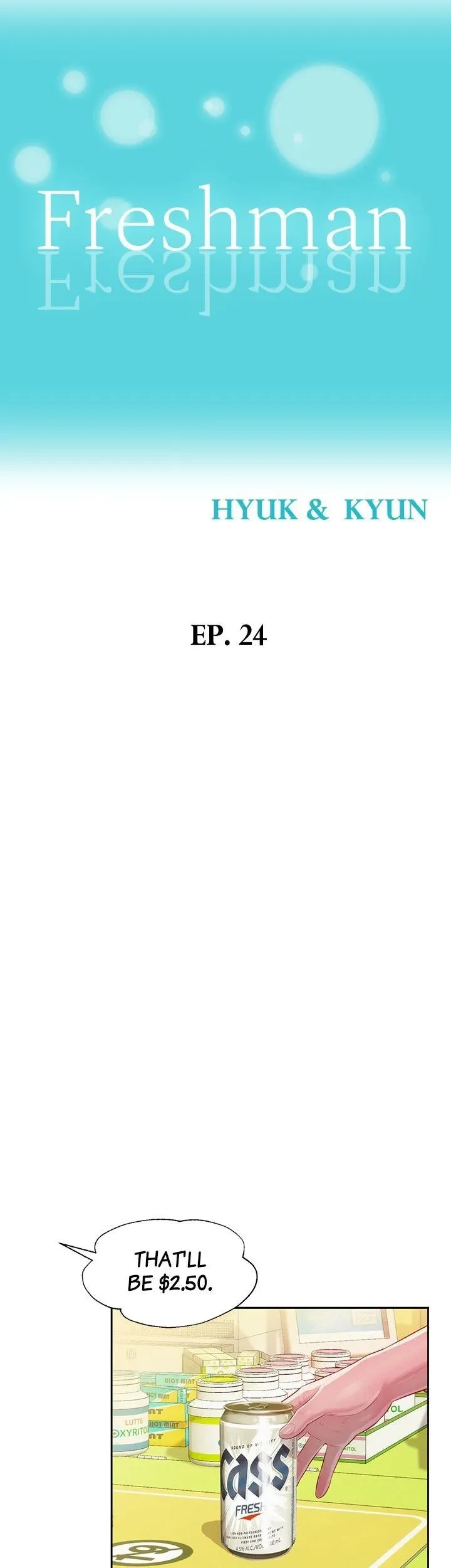 Read Freshman chapter 24 image 8 on Lezhin