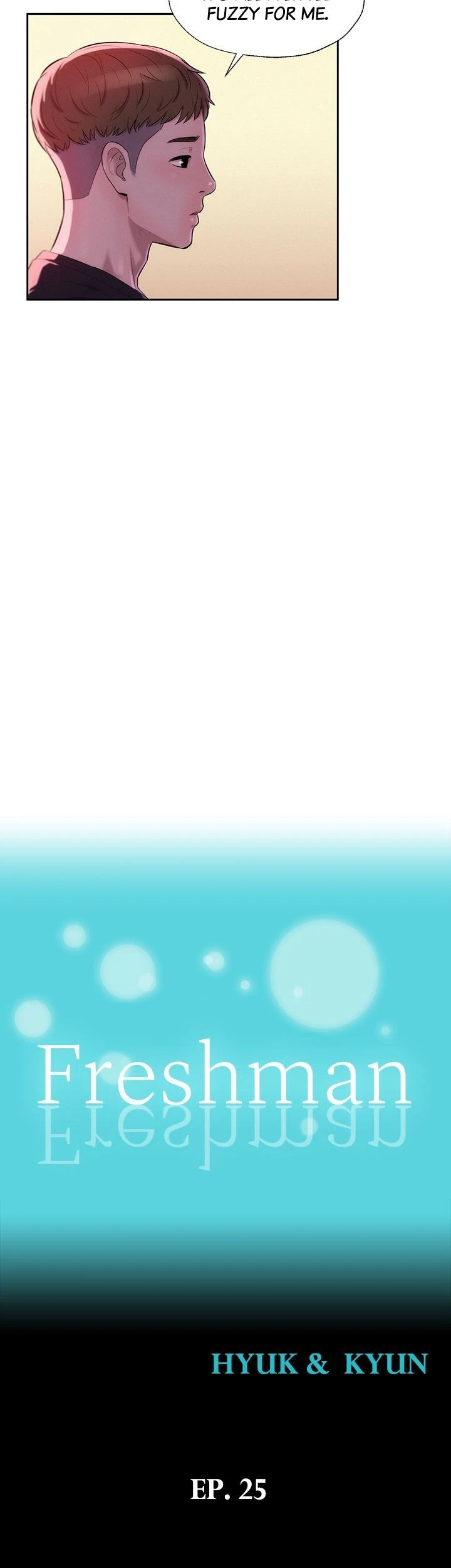 Read Freshman chapter 25 image 1 on Lezhin