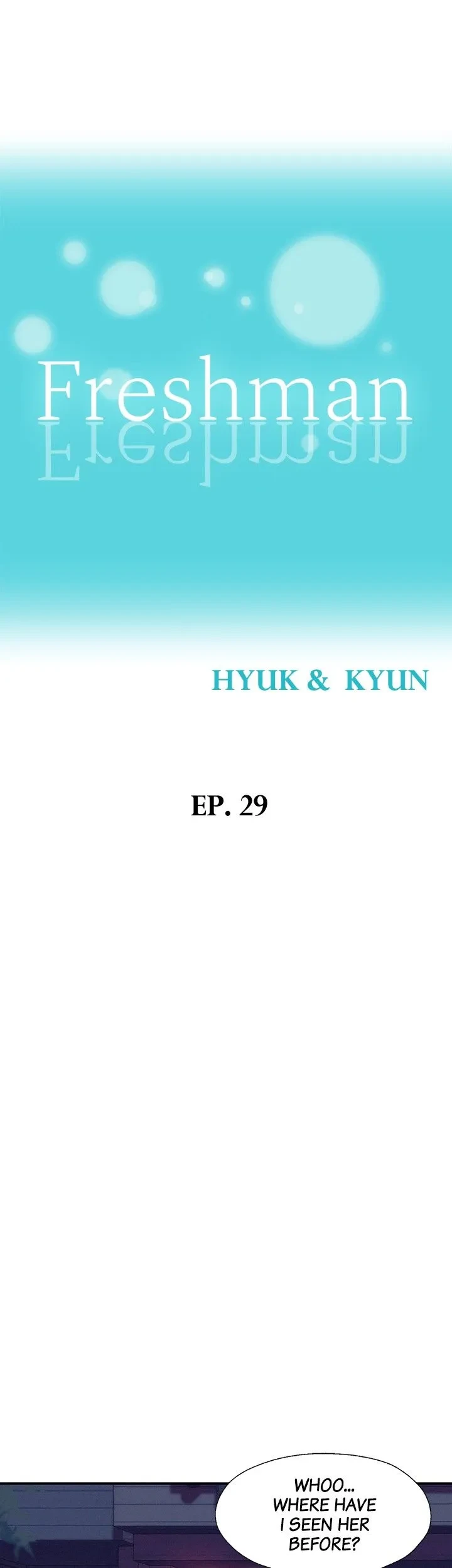 Read Freshman chapter 29 image 4 on Lezhin