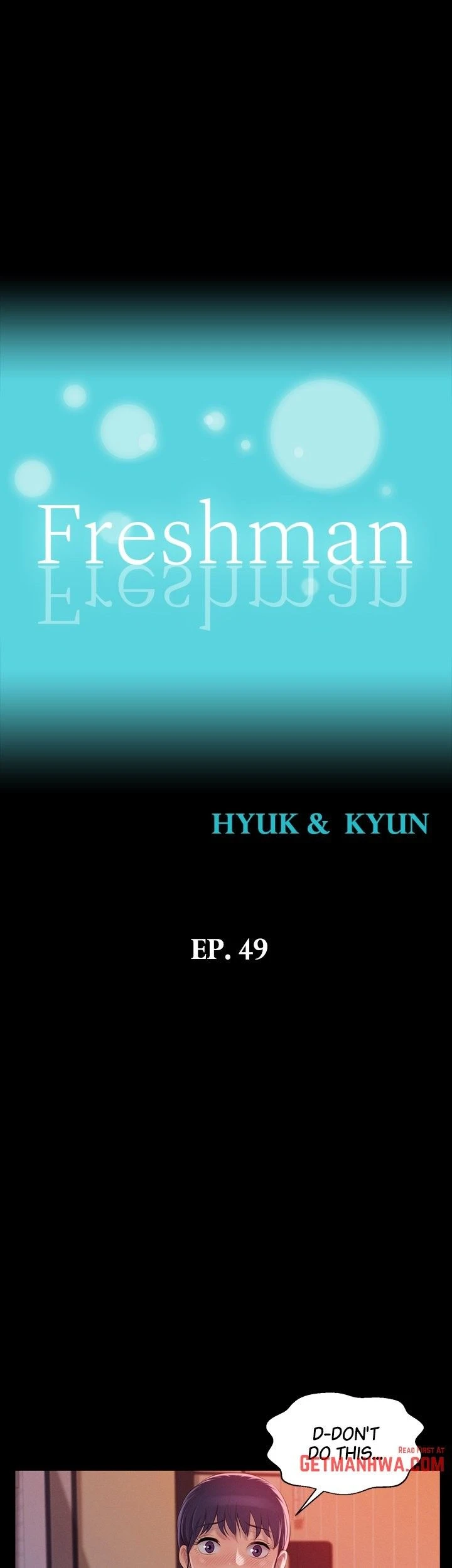 Read Freshman chapter 49 image 2 on Lezhin