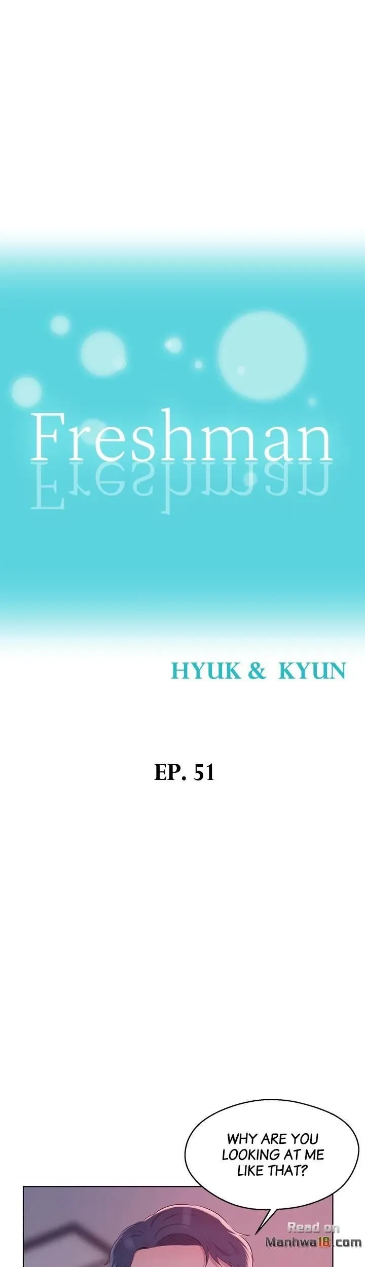 Read Freshman chapter 51 image 4 on Lezhin