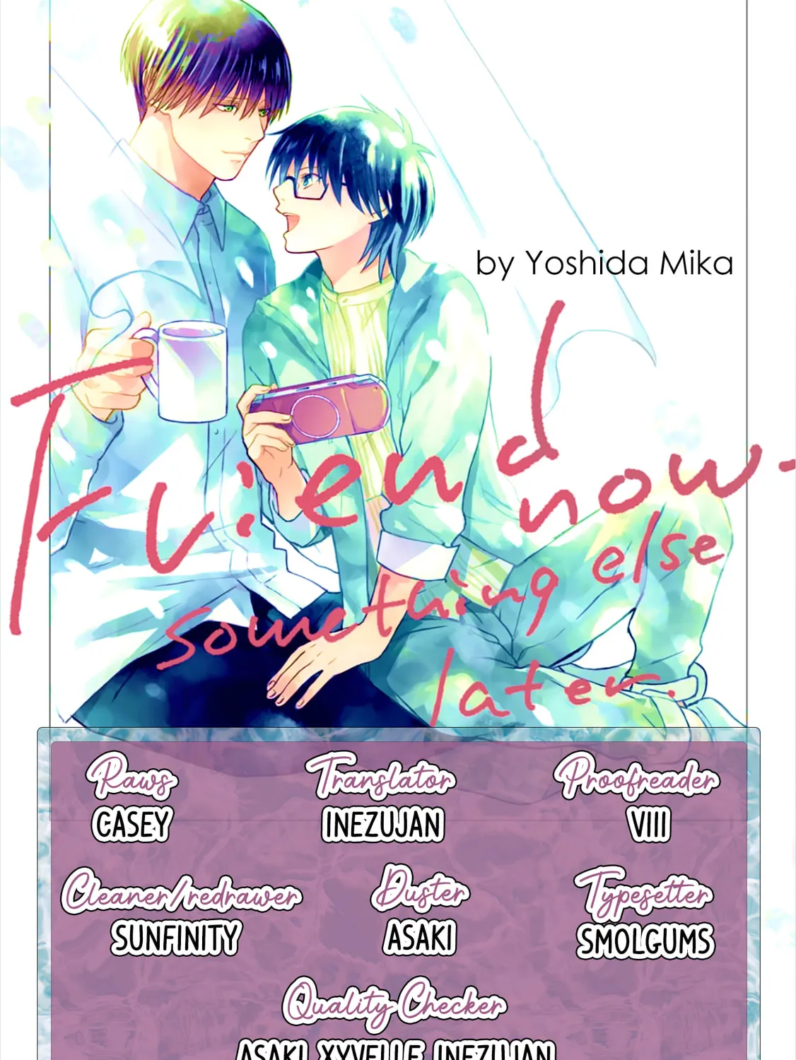 Read Friend Now—Something Else Later. chapter 1 image 1 on Lezhin