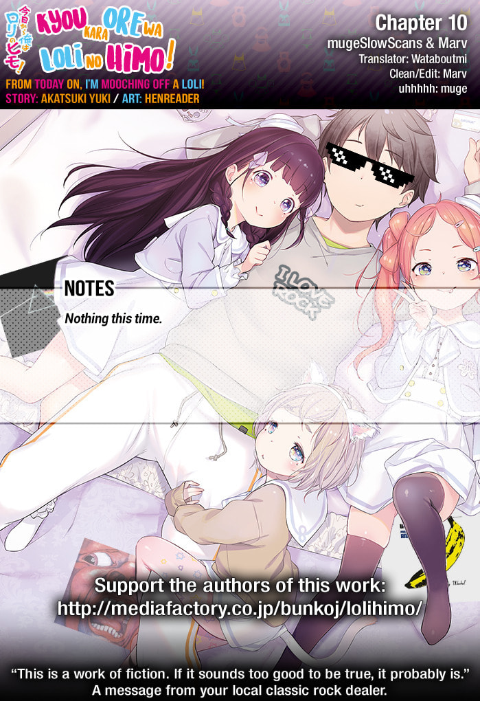 From Today on, I'm Mooching off a Loli! Chapter 10.2 page 26 - 