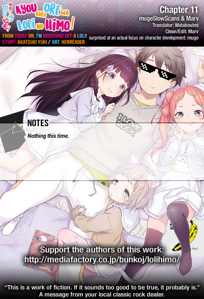 From Today on, I'm Mooching off a Loli! Chapter 11.2 page 26 - 