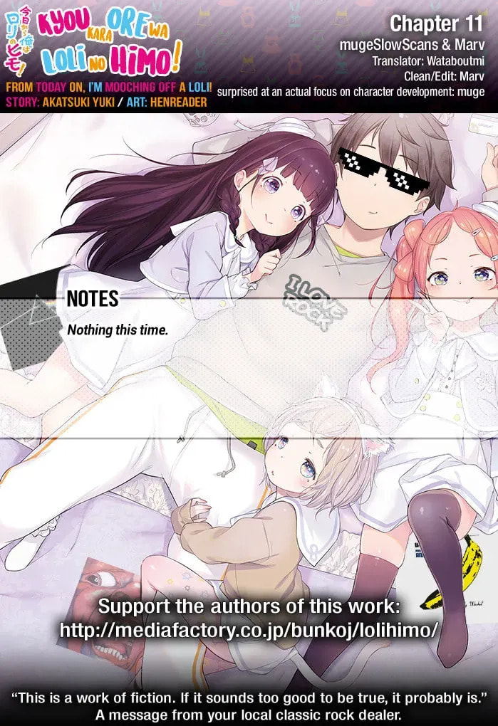 From Today on, I'm Mooching off a Loli! Chapter 11.3 page 26 - 