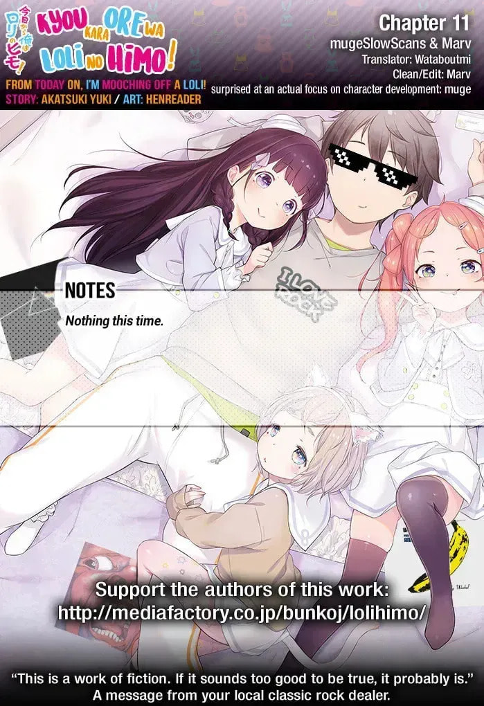 From Today on, I'm Mooching off a Loli! Chapter 11.4 page 26 - 