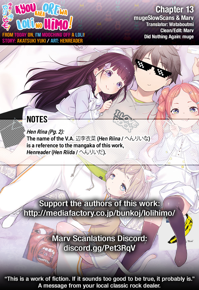 From Today on, I'm Mooching off a Loli! Chapter 13 page 27 - 