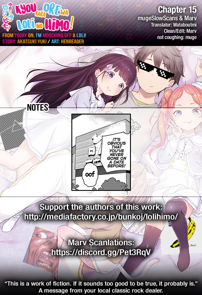 From Today on, I'm Mooching off a Loli! Chapter 15 page 26 - 