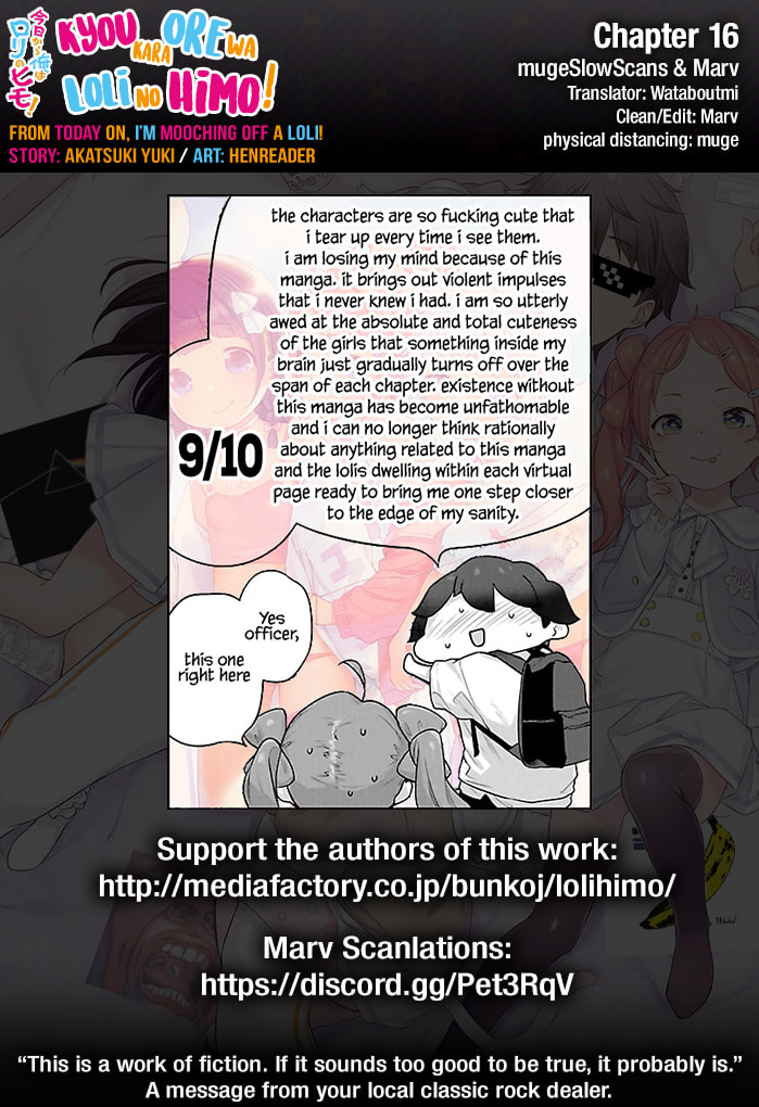 From Today on, I'm Mooching off a Loli! Chapter 16 page 26 - 
