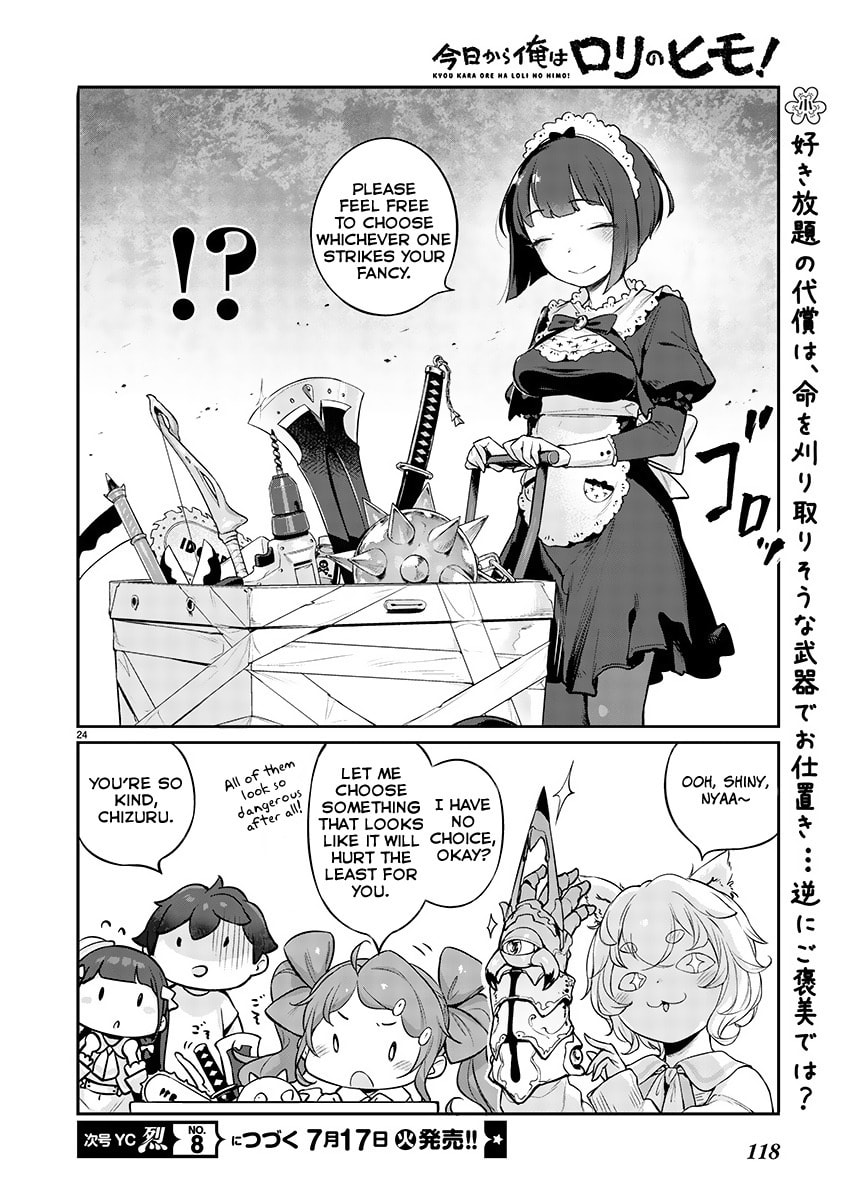 From Today on, I'm Mooching off a Loli! Chapter 3 page 24 - 