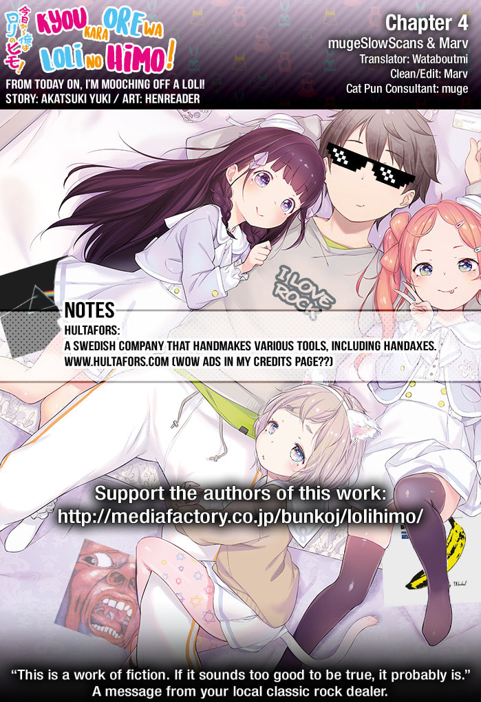 From Today on, I'm Mooching off a Loli! Chapter 4 page 25 - 