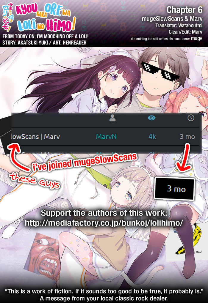 From Today on, I'm Mooching off a Loli! Chapter 6 page 26 - 