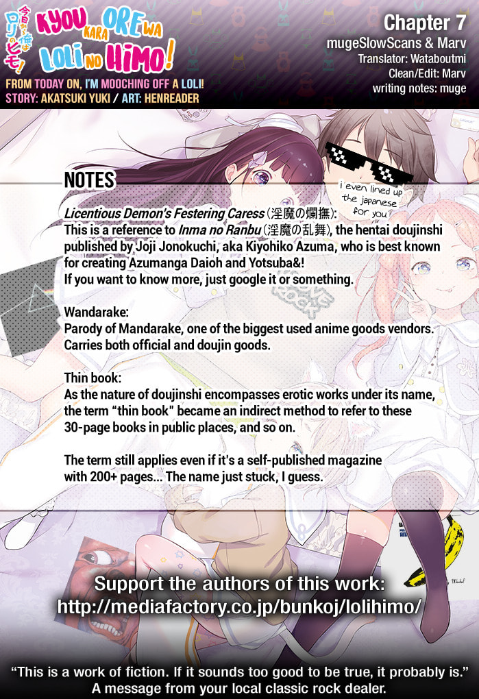 From Today on, I'm Mooching off a Loli! Chapter 7 page 26 - 