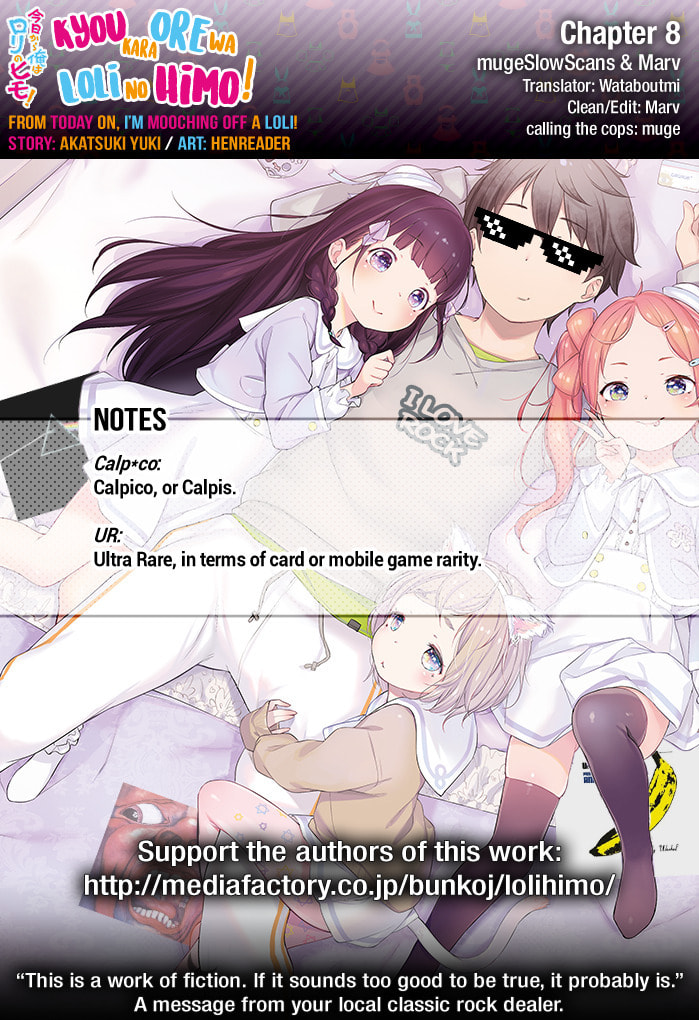 From Today on, I'm Mooching off a Loli! Chapter 8 page 25 - 