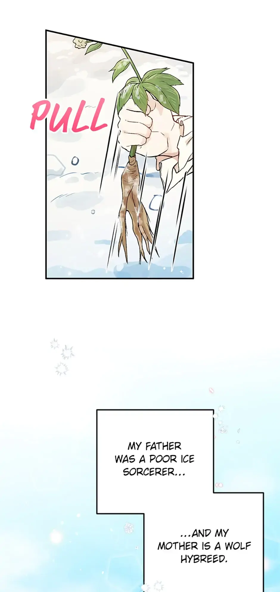 Read Frozen Wolf, Fire Dragon chapter 1 image 2 on Lezhin
