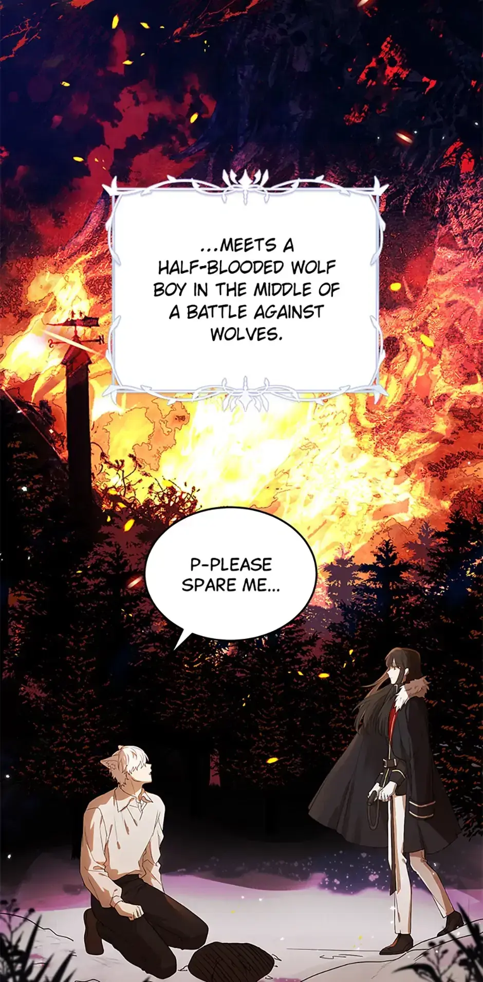 Read Frozen Wolf, Fire Dragon chapter 1 image 33 on Lezhin