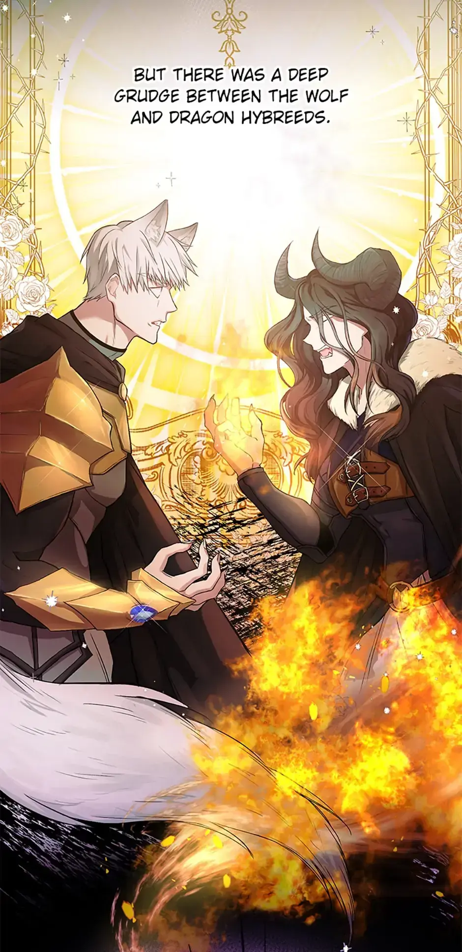 Read Frozen Wolf, Fire Dragon chapter 2 image 1 on Lezhin