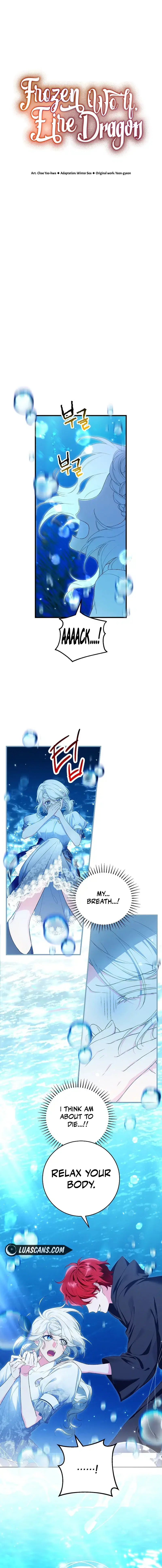 Read Frozen Wolf, Fire Dragon chapter 48 image 2 on Lezhin