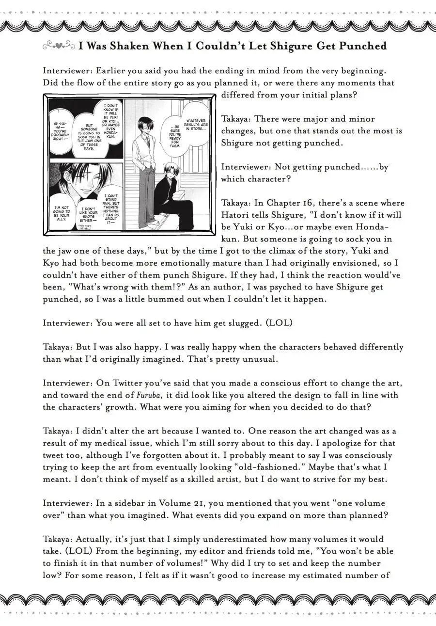 Read Fruits Basket chapter 136.3 image 6 on Lezhin