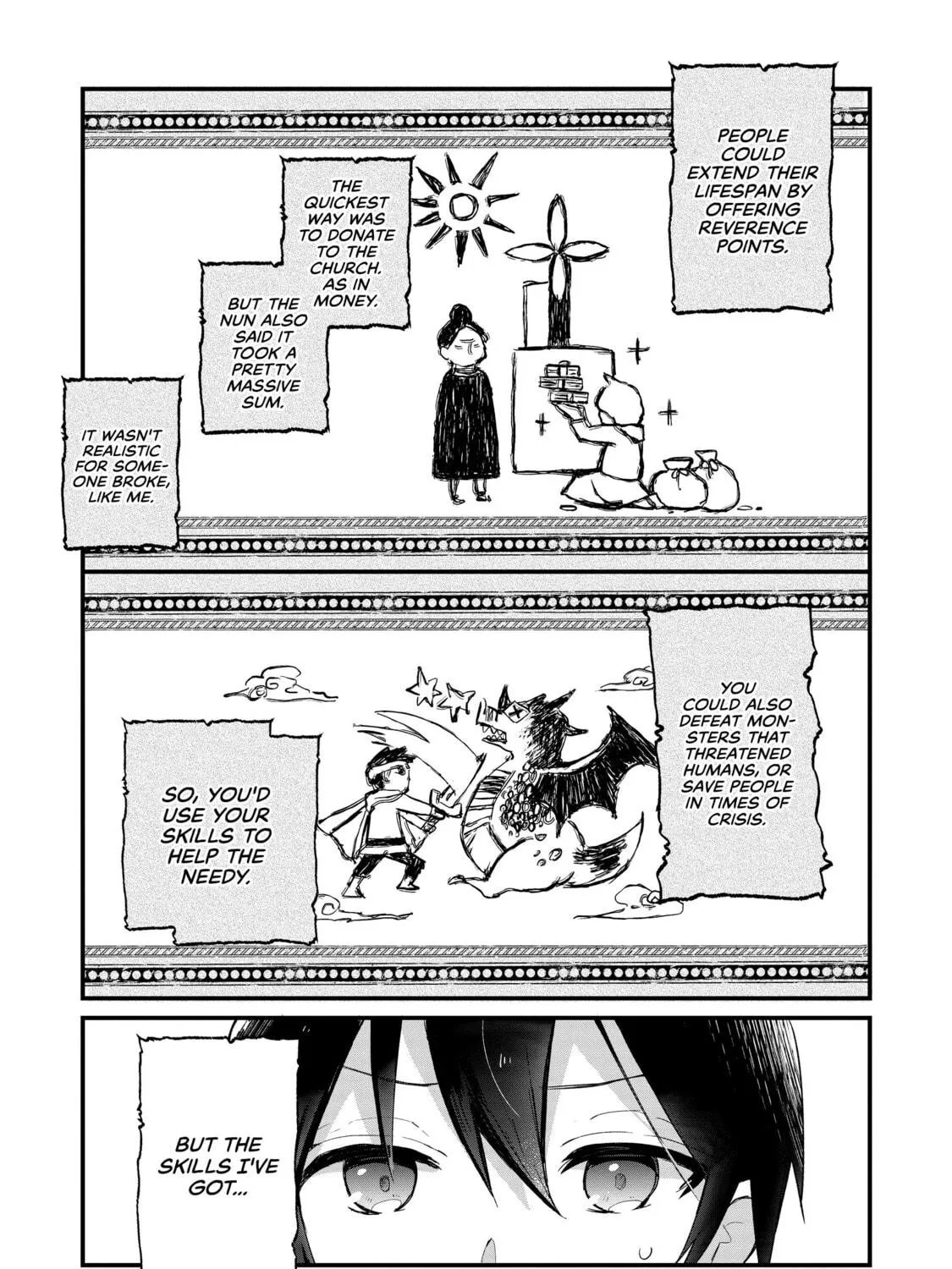 Read Full Clearing Another World under a Goddess with Zero Believers chapter 1 image 28 on Lezhin