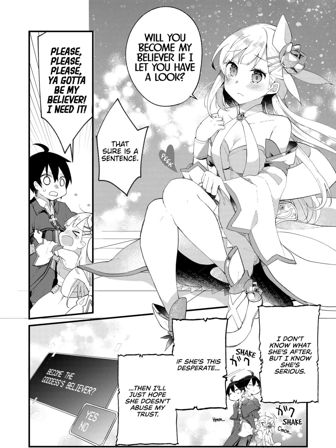 Read Full Clearing Another World under a Goddess with Zero Believers chapter 2 image 26 on Lezhin
