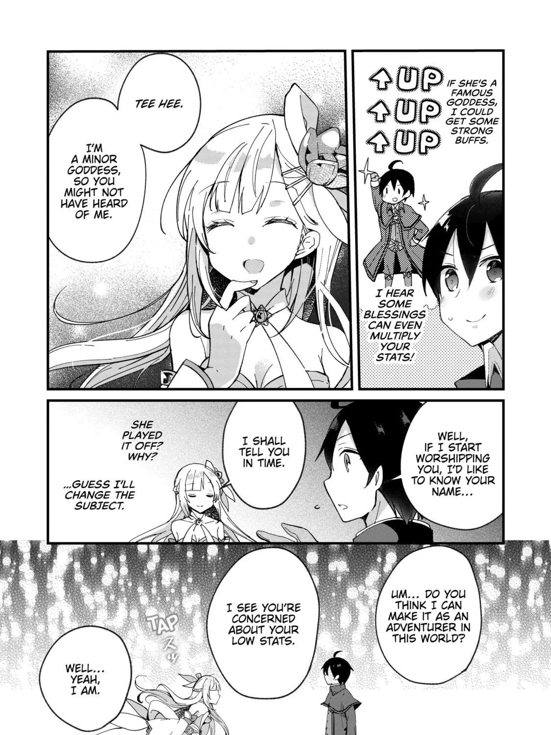 Read Full Clearing Another World under a Goddess with Zero Believers chapter 2 image 8 on Lezhin