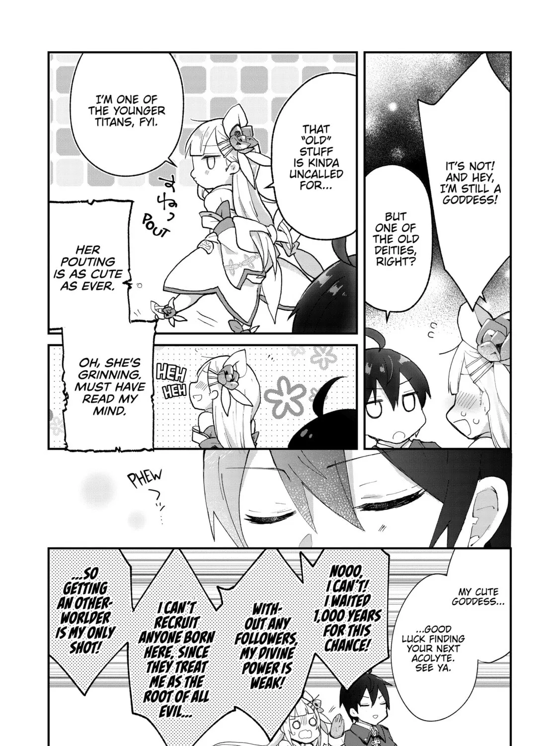 Read Full Clearing Another World under a Goddess with Zero Believers chapter 4 image 6 on Lezhin